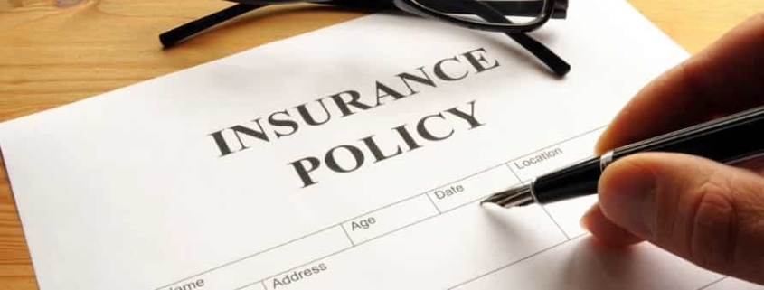 Copy of an Insurance Policy